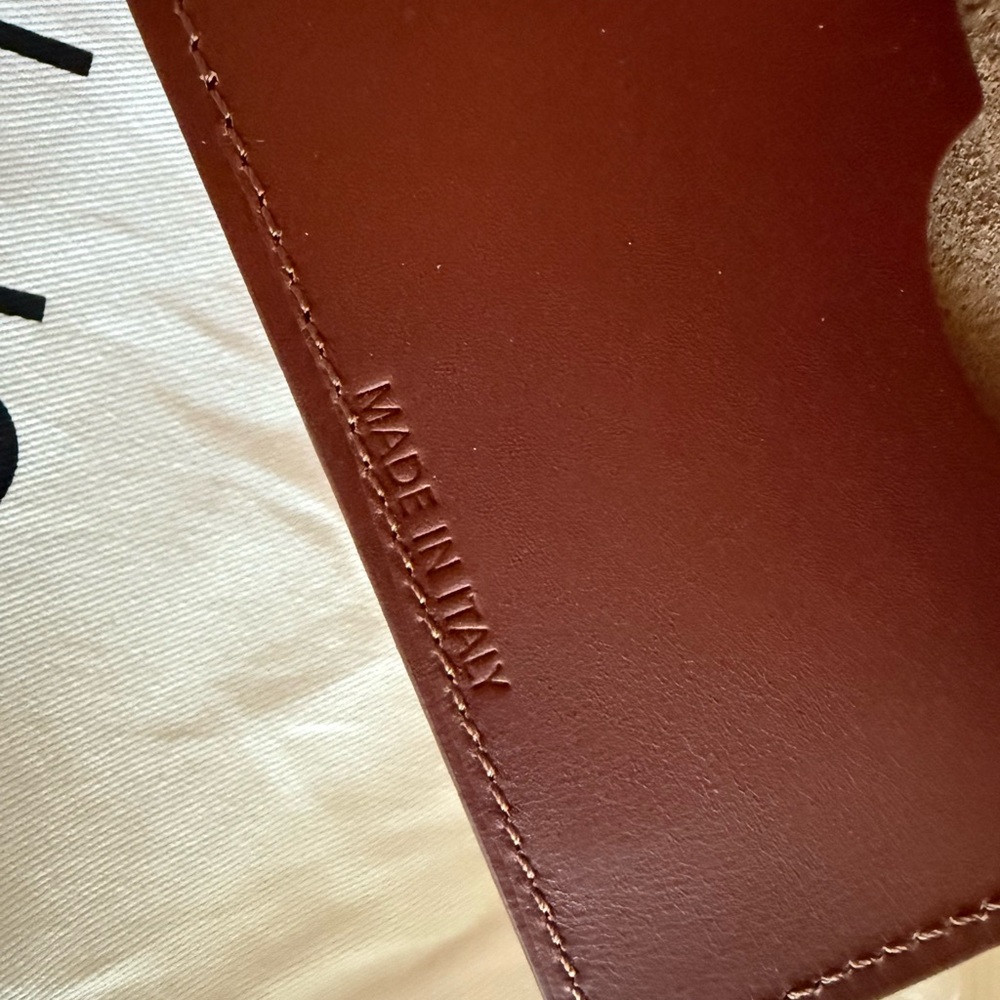 Teddi Joelle Signature Clutch and Card Holder in cognac - Picture 3 of 12